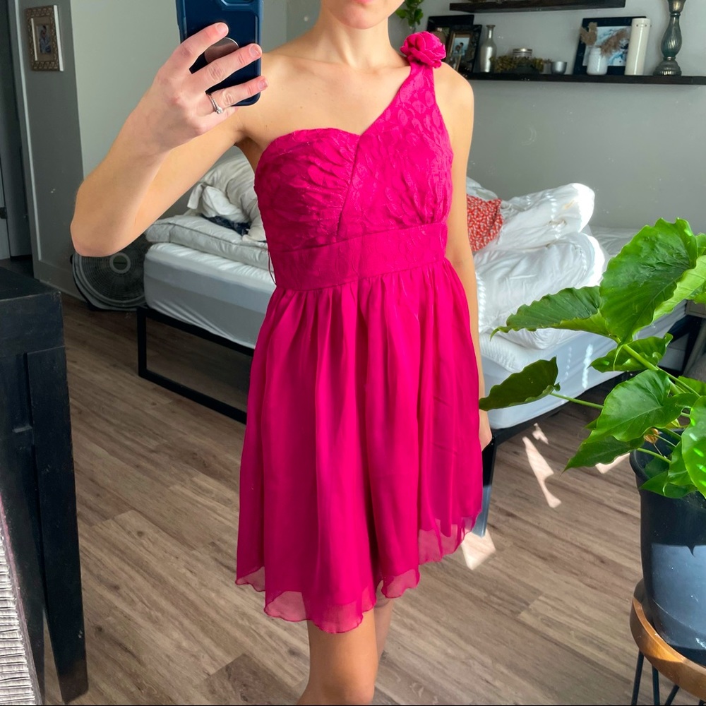 Ina Fuchsia Cocktail Dress